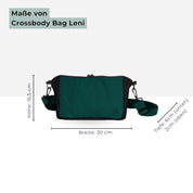 PreSale: Crossbody Leni - Limited Edition "NEXT CHAPTER" petrol/schwarz