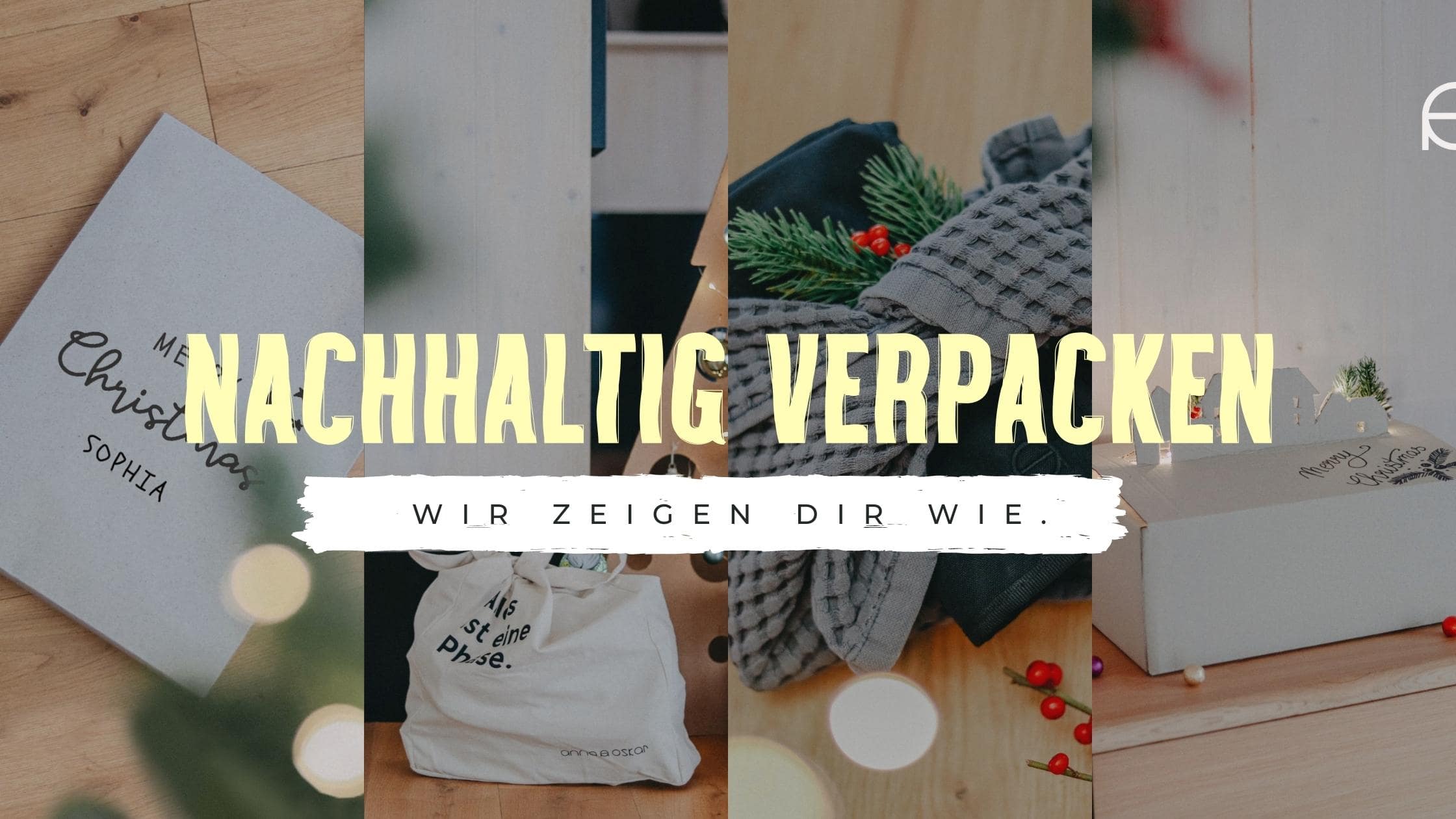 Nachhaltige Geschenkverpackungen, Müll reduzieren